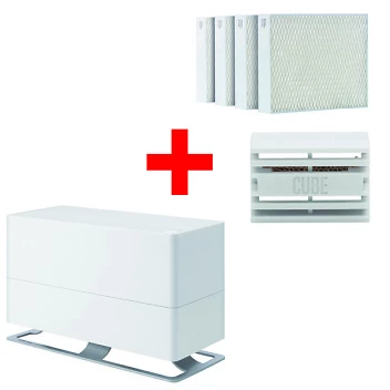 Stadler Form Oksar Big White Incl. Water Cube & Filtre - Humidificateur D'air 3 Stadler Form Oksar Big White Incl. Water Cube & Filtre - Humidificateur D'air