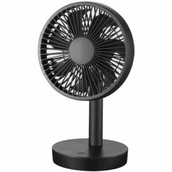 Αίολος HEDEUN USB-Ventilateur De Table, Alimenté Par Batterie, Bleu-noir - Ventilateurs