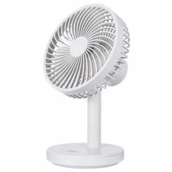 Αίολος HEDEUN USB-Ventilateur De Table, Alimenté Par Batterie, Blanc - Ventilateurs