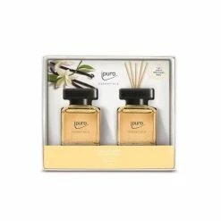 Ipuro Soft Vanilla 2x50ml Set Cadeau De Parfum D'ambiance - Humidificateur D'air